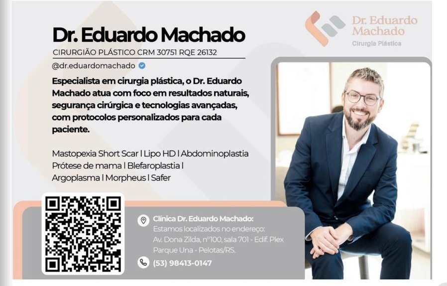 Anúncio do Dr. Eduardo Machado no Especial 32ª Fenadoce do Jornal Tradição